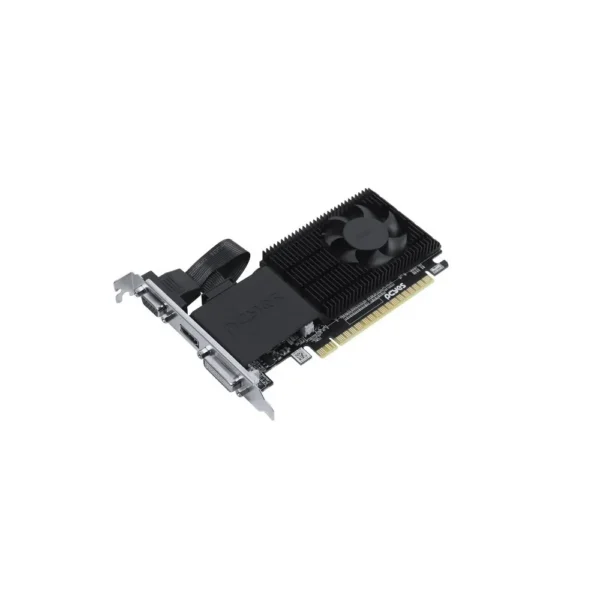 Placa De Vídeo Pcyes Nvidia Geforce Gt 710 2Gb Ddr3 64 Bits Low Profile Single Fan
