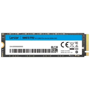 Ssd Lexar Nm610 Pro 500Gb M.2 Nvme Pcie 3.0 Lnm610p500g