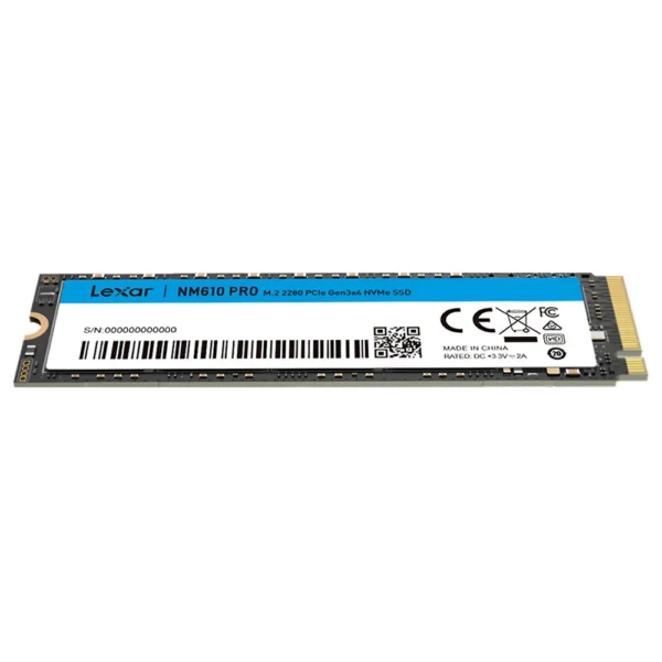 Ssd Lexar Nm610 Pro 500Gb M.2 Nvme Pcie 3.0 Lnm610p500g