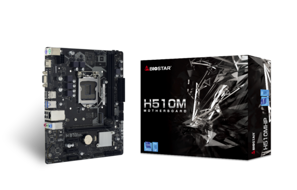 Placa Mãe Biostar H510mhp Lga 1200 Ddr4 Micro-Atx Vga Hdmi