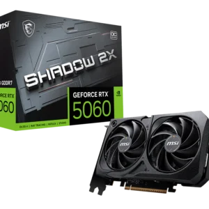 Placa De Vídeo Msi Geforce Rtx 5060 Shadow 2X Oc 8Gb Gddr7 128 Bits Pcie 5.0