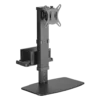 Suporte Para Monitor Pcyes Smd-100 17 A 32 Com Suporte Para Mini Pc E Ajuste De Altura Preto