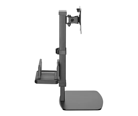 Suporte Para Monitor Pcyes Smd-100 17 A 32 Com Suporte Para Mini Pc E Ajuste De Altura Preto