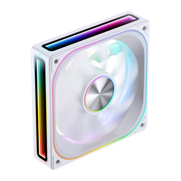 Kit 3 Fans Cooler Jonsbo ZA-120W ARGB Espelhada 120mm PWM Branco