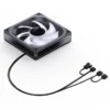 KIT 3x Fan Cooler Gamer Jonsbo ZB-120B ARGB Preta