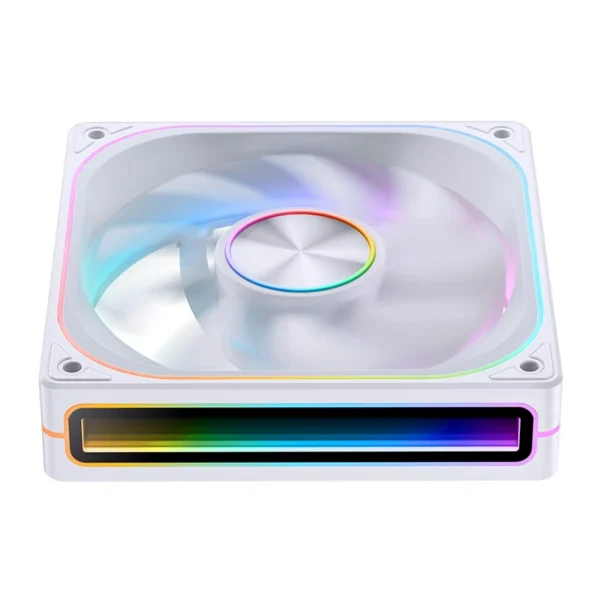 Kit 3 Fans Cooler Jonsbo ZA-120W ARGB Espelhada 120mm PWM Branco