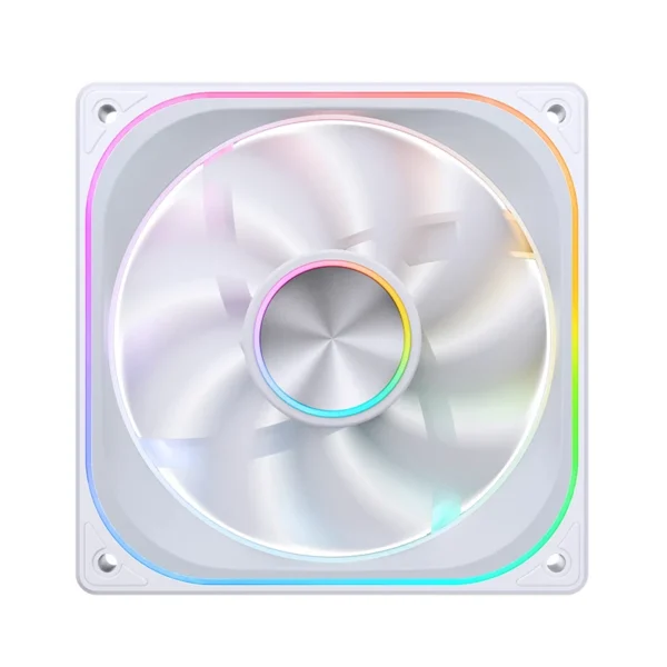 Kit 3 Fans Cooler Jonsbo ZA-120W ARGB Espelhada 120mm PWM Branco