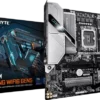 Placa Mãe Gigabyte H810m Gaming Wifi6 Lga1851 Ddr5 Wi-Fi 6 2.5Gbe Micro-Atx