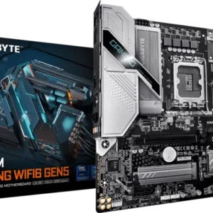 Placa Mãe Gigabyte H810m Gaming Wifi6 Lga1851 Ddr5 Wi-Fi 6 2.5Gbe Micro-Atx