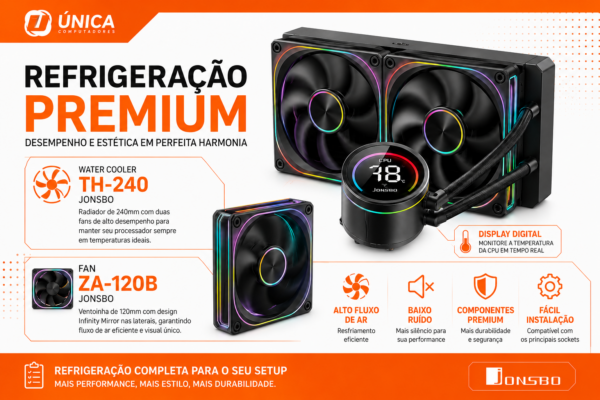 PC Gamer Jonsbo D200 Ryzen 5 5500X3D RTX 5060 16GB RAM SSD NVMe 1TB