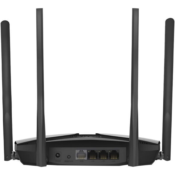 Roteador Mercusys Mr70x Ax1800 Wi-Fi 6 Dual Band Gigabit 4 Antenas Preto