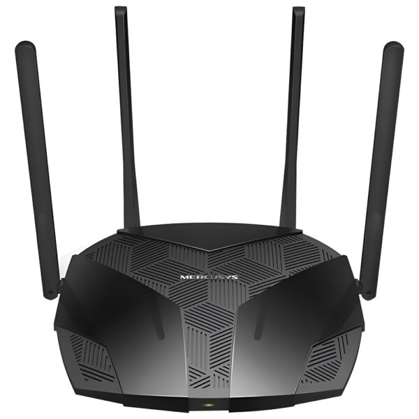 Roteador Mercusys Mr70x Ax1800 Wi-Fi 6 Dual Band Gigabit 4 Antenas Preto
