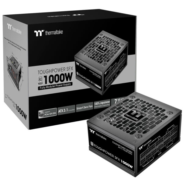 Fonte Thermaltake Toughpower Sfx 1000W Atx 3.1 Full Modular 80 Plus Platinum Preto
