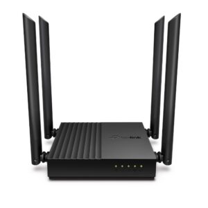 Roteador Tp-Link Archer C64 Ac1200 Wi-Fi 5 Dual Band Gigabit 4 Antenas Preto