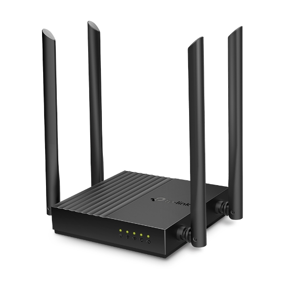 Roteador Tp-Link Archer C64 Ac1200 Wi-Fi 5 Dual Band Gigabit 4 Antenas Preto