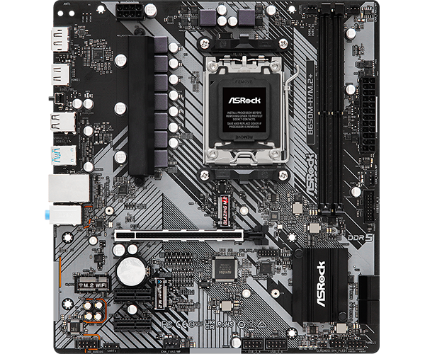 Placa Mãe Asrock B650m-H/M.2+ Socket Am5 / Ddr5