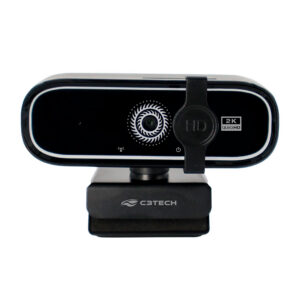Webcam C3tech Wb-200Bk Qhd 2K 1440P 5Mp Autofocus Microfone Usb
