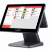 Terminal Pos All In One Gsan Gs-T2 Touchscreen Duas Telas Intel Core I5 8Gb Ssd 128Gb Preto