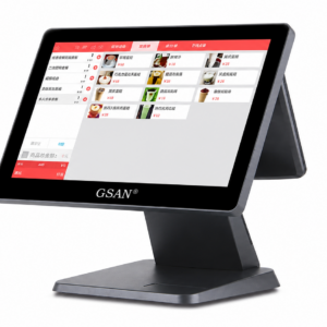 Terminal Pos All In One Gsan Gs-T2 Touchscreen Duas Telas Intel Core I5 8Gb Ssd 128Gb Preto