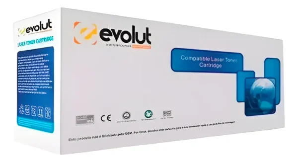 Toner Compatível Evolut Supreme Tn650 Tn580 Para Brother Preto 8.000 Páginas