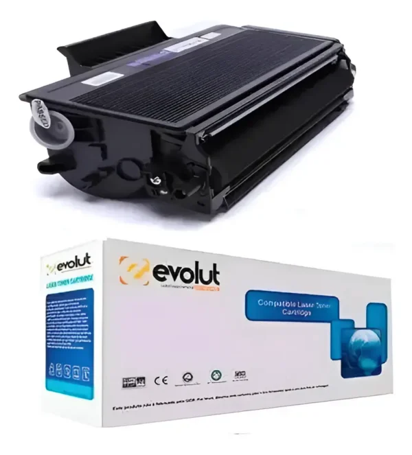 Toner Compatível Evolut Supreme Tn650 Tn580 Para Brother Preto 8.000 Páginas