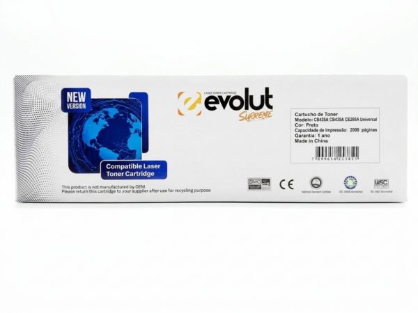Toner Compatível Hp Cb435a Cb436a Ce285a Universal Preto 2.000 Páginas
