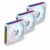 Kit 3 Fans Cooler Jonsbo ZA-120W ARGB Espelhada 120mm PWM Branco