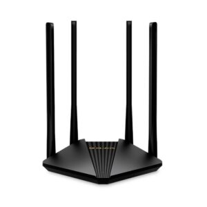 Roteador Mercusys Mr30g Ac1200 Wi-Fi 5 Dual Band Gigabit 4 Antenas Preto