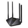 Roteador Mercusys Mr30g Ac1200 Wi-Fi 5 Dual Band Gigabit 4 Antenas Preto