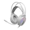 Combo Gamer Mancer Orc V2 4X1 Branco Rainbow Teclado Abnt2 Mouse 6400 Dpi Headset 40Mm