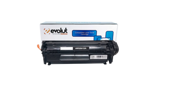 Toner Compatível Evolut Supreme Q2612a Para Hp Preto 2.000 Páginas