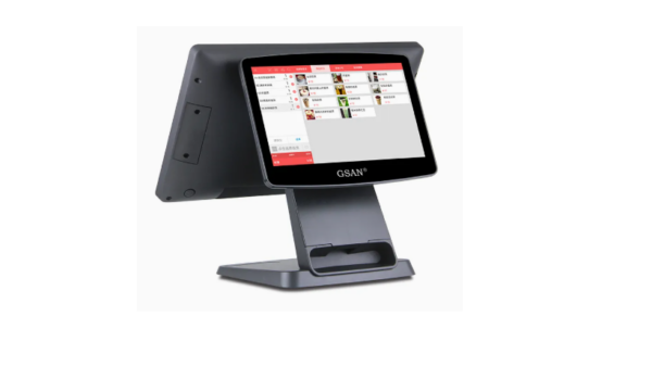 Terminal Pos All In One Gsan Gs-T2 Touchscreen Duas Telas Intel Core I5 8Gb Ssd 128Gb Preto