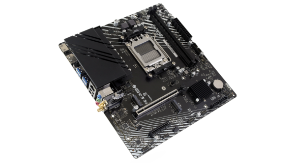 Placa Mãe Biostar B850mt2-E Dj Am5 Ddr5 2.5Gbe M.2 Pcie 4.0 Micro-Atx