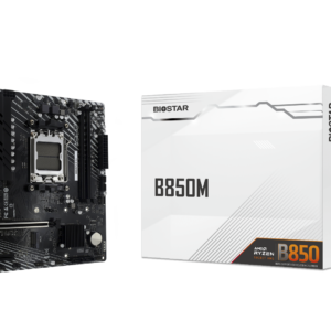 Placa Mãe Biostar B850mt2-E Dj Am5 Ddr5 2.5Gbe M.2 Pcie 4.0 Micro-Atx