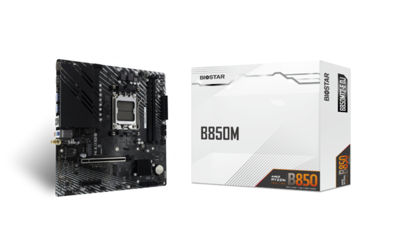 Placa Mãe Biostar B850mt2-E Dj Am5 Ddr5 2.5Gbe M.2 Pcie 4.0 Micro-Atx