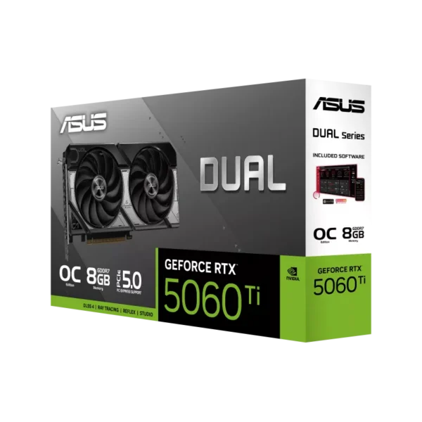 Placa De Vídeo Asus Dual Geforce Rtx 5060 Ti Oc 8Gb Gddr7 128-Bit