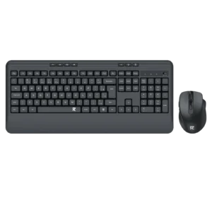 Combo Teclado E Mouse Office Redragon Bs-7641 Sem Fio 2.4Ghz Abnt2 4000 Dpi Preto