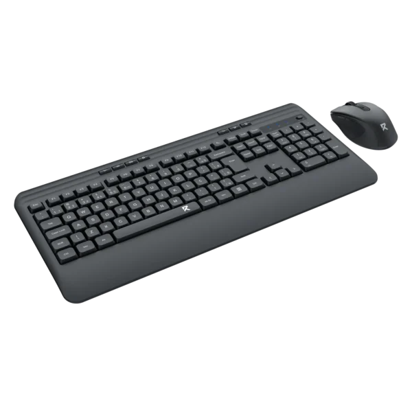 Combo Teclado E Mouse Office Redragon Bs-7641 Sem Fio 2.4Ghz Abnt2 4000 Dpi Preto