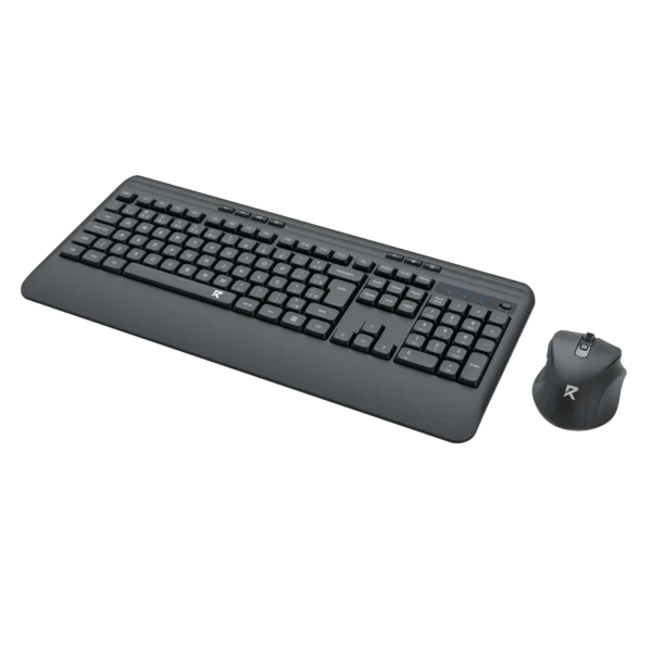 Combo Teclado E Mouse Office Redragon Bs-7641 Sem Fio 2.4Ghz Abnt2 4000 Dpi Preto