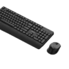 Combo Teclado E Mouse Philips Spt6348b/57 Sem Fio 2.4Ghz 1600 Dpi Preto