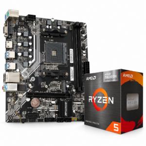 Kit Upgrade Ryzen 5 5500GT + Placa Mãe A520