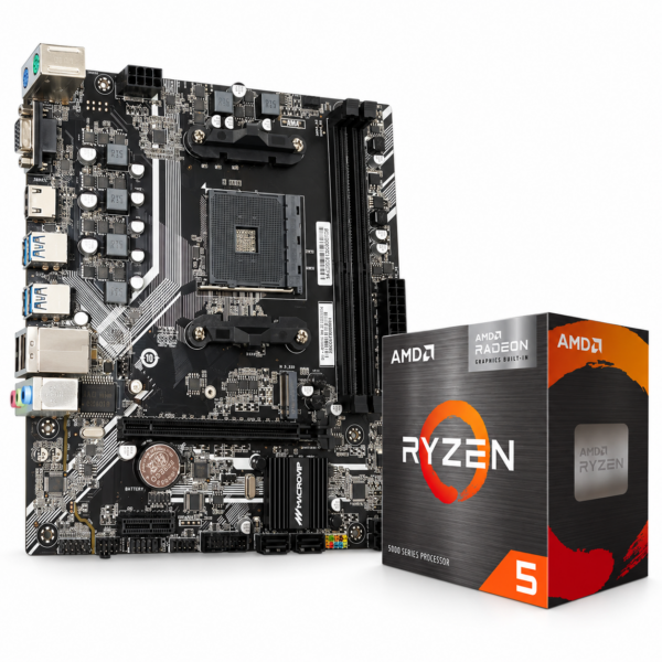 Kit Upgrade Ryzen 5 5500GT + Placa Mãe A520