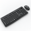 Combo Teclado E Mouse R Office By Redragon Bs-7367-B Sem Fio 2.4Ghz Abnt2 4000 Dpi Preto