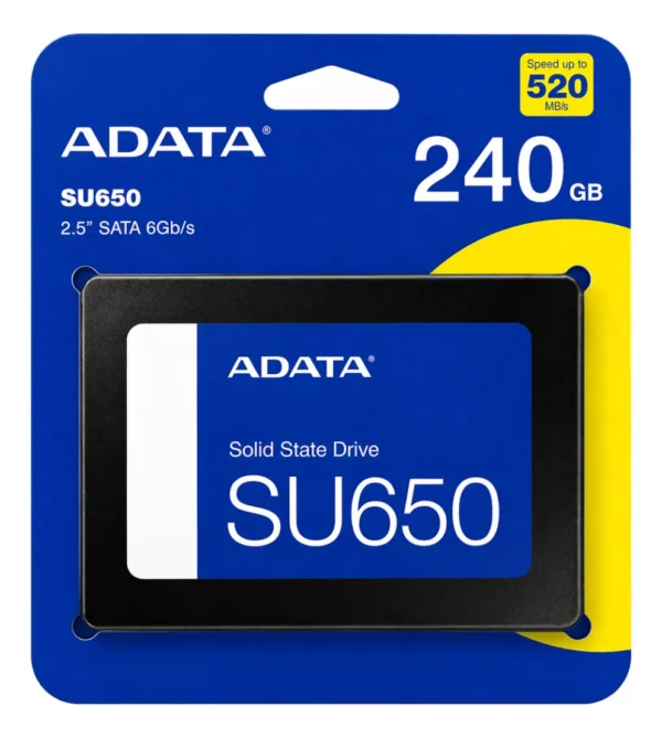Ssd Adata Ultimate Su650 240Gb 2.5 Sata 3 520 Mb/S
