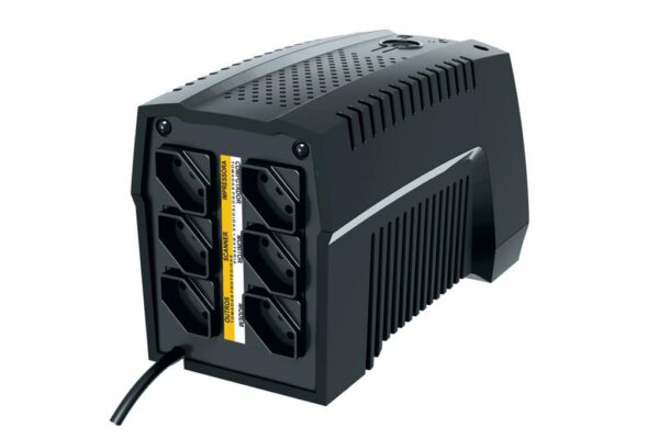 Nobreak Ts Shara Ups Mini 700Va Bivolt Automático Saída 115V 6 Tomadas Preto