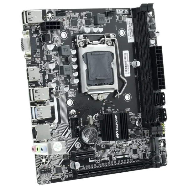 Placa Mãe Macrovip Mv-B75v2 Lga 1155 Ddr3 M.2 Hdmi Vga Micro Atx