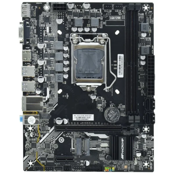 Placa Mãe Macrovip Mv-H510 V3 Lga 1200 Ddr4 M.2 Micro Atx
