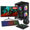 PC Gamer Completo com monitor 23,8 polegadas, teclado, mouse, headset e mousepad - gladiator