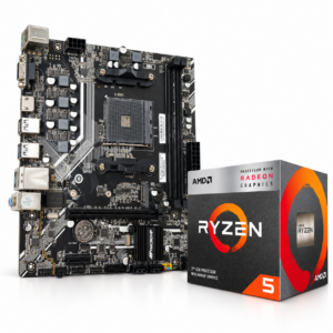 Kit Upgrade Ryzen 5 3400G + Placa Mãe A520