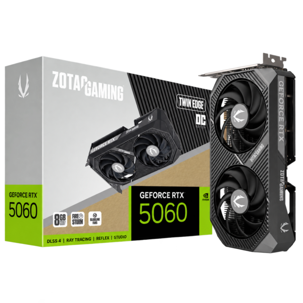 Placa De Vídeo Zotac Geforce Rtx 5060 Twin Edge Oc 8Gb Gddr7 128-Bit